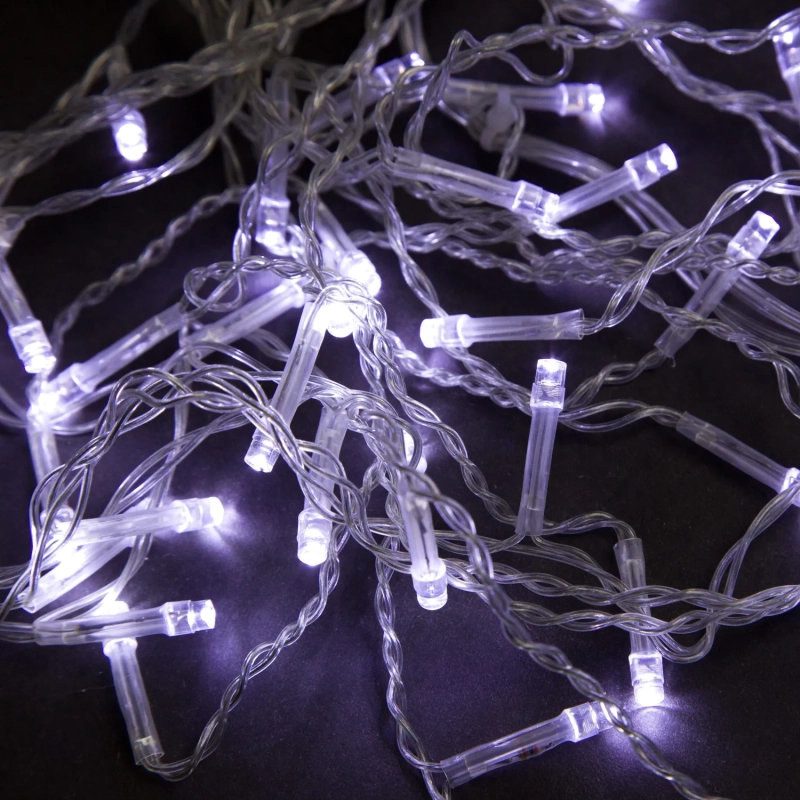 Гирлянда светодиодная Бахрома 3 х 0.5 м , IP20,80 LED, бел, 8 реж, 3556845