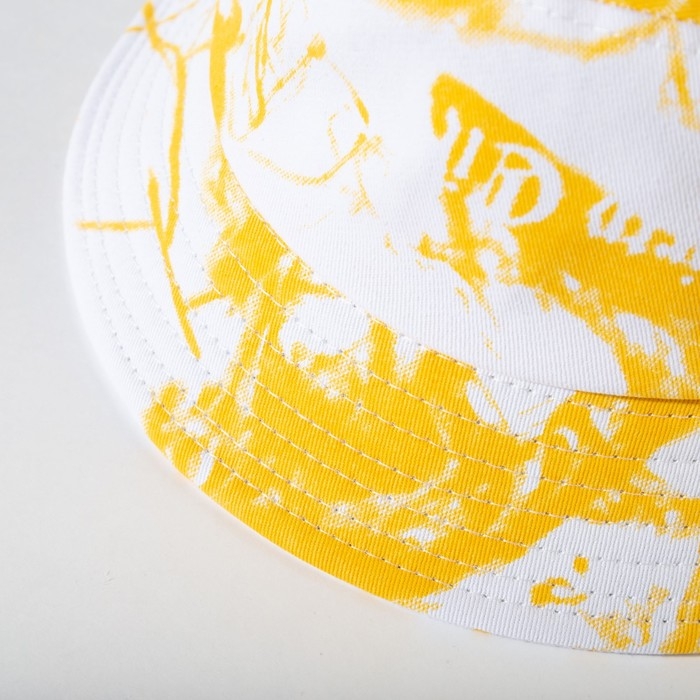 Панама детская MINAKU Панама детская MINAKU "Тай-Дай", цвет белый/жёлтый, р-р 54