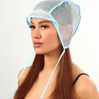 Шапочка для мелирования, голубая