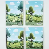 Набор блокнотов 4 шт. А6, 32 листа "Зверюшки"