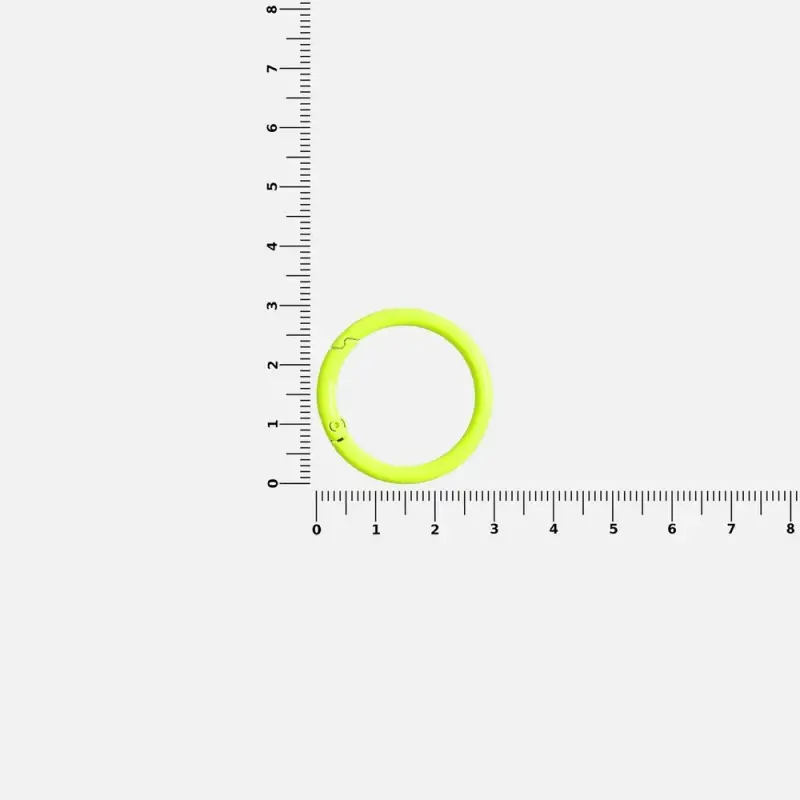 Карабин-кольцо Claus, L, желтый неон Карабин-кольцо Claus, L, желтый неон