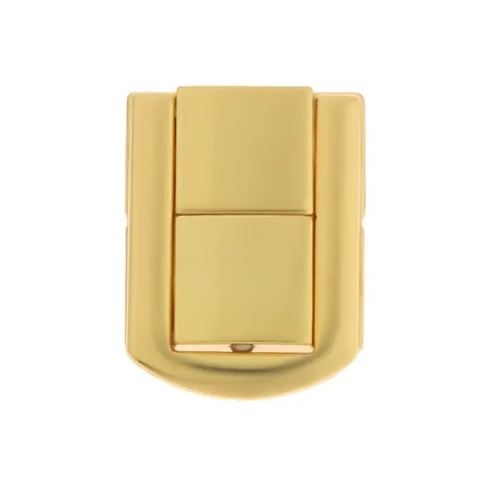 Замок-защелка на ящик ZM01, 3.2×2.5 см, цвет золото