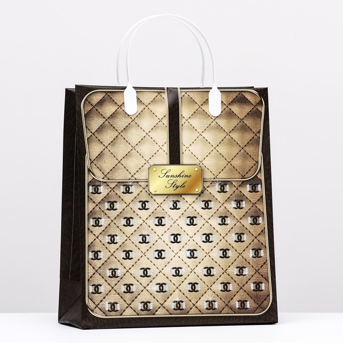 Пакет  Пакет "Стиль", мягкий пластик, 26 x 23 см, 110 мкм