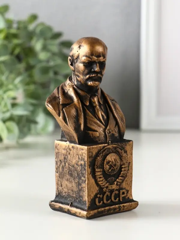 Бюст &laquo;Ленин&raquo;, фигурка гипс, 12&times;6&times;4.5 см