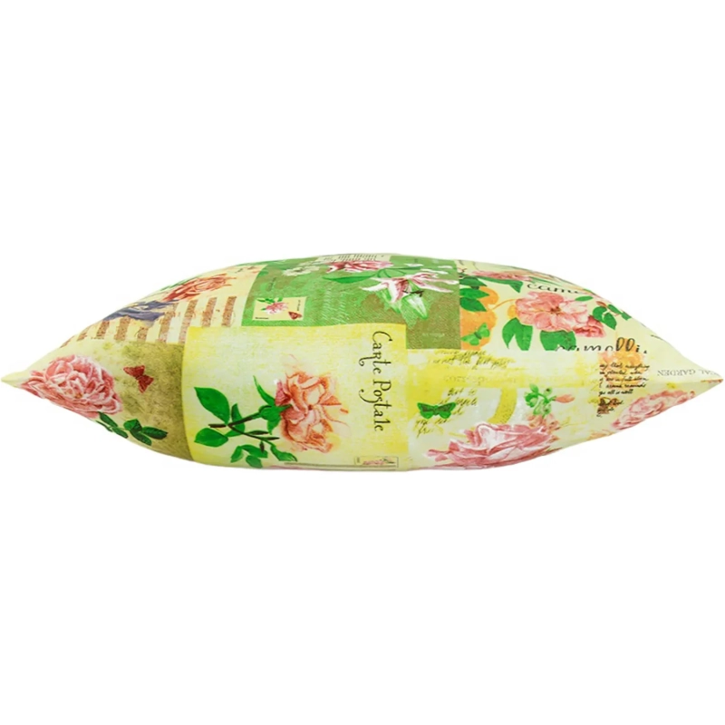 Подушка 70х70 см Эконом (иск.леб.пух/лавсан ПЭ 100%), ассорти