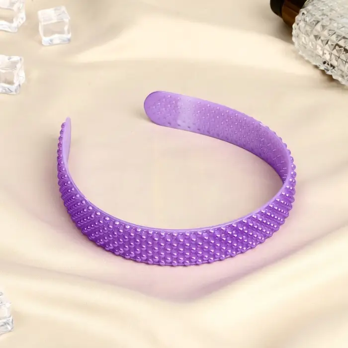 Ободок для волос  Ободок для волос "Дивина" широкий дорожки, 2,4 см, микс