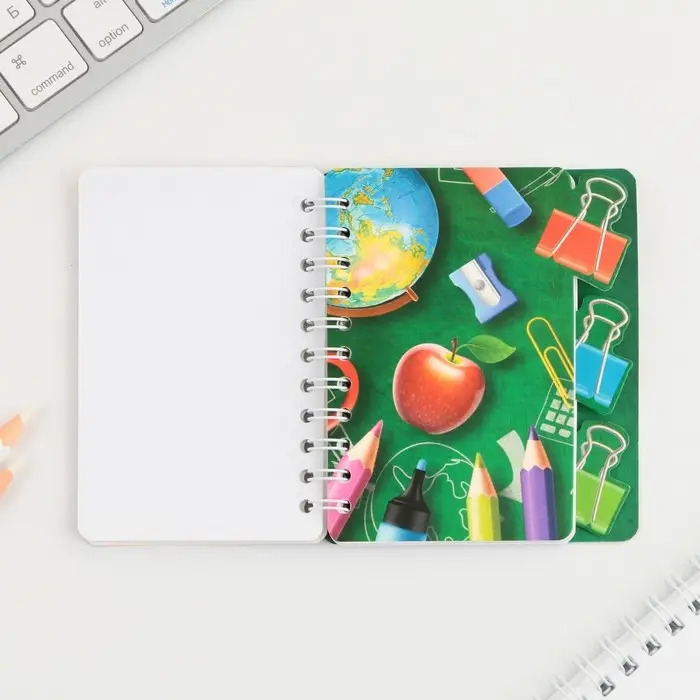 Блокнот с разделителями, А7, 40 л. &laquo;Выпускной:Успехов в учёбе&raquo;