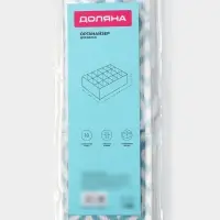 Органайзер для хранения белья Доляна &laquo;Лагуна&raquo;, 18 ячеек, 35&times;30&times;12 см, бирюзовый