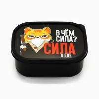 Ланч - бокс прямоугольный &laquo;В чём сила?&raquo;, 500 мл