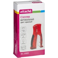 Степлер ATTACHE 8918 (N24/6&26/6) до 20 лист. вертикальный красный
