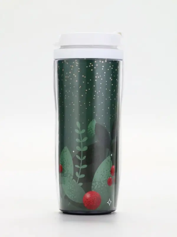 Подарочный набор Happy New Year: гель для душа, мочалка и термостакан, аромат хвойный лес, URAL LAB Подарочный набор Happy New Year: гель для душа, мочалка и термостакан, аромат хвойный лес, URAL LAB