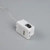 Набор гирлянд &laquo;Нить&raquo; 1 м роса, IP20, серебристая нить, 10 LED, свечение белое, 3 режима, батарейки AG13&times;3 (в комплекте), 5 шт.