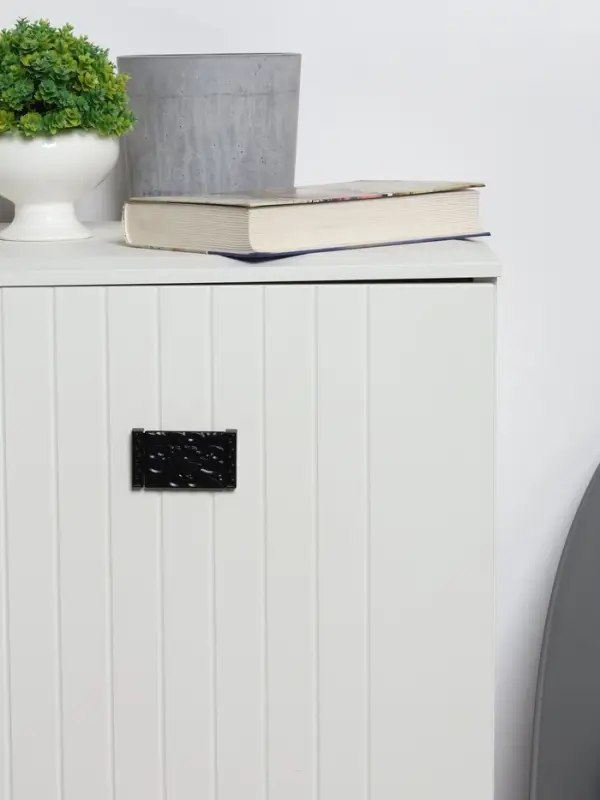 Ручка-кнопка CAPPIO RK131, мебельная, цвет черный, 8 шт.