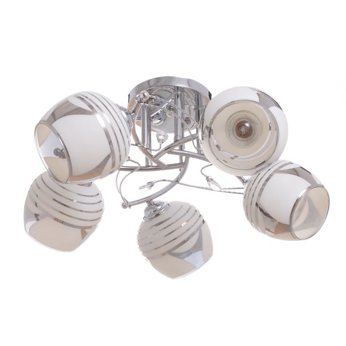 Люстра Люстра "Баффи" 5х40Вт Е27 Хром МОДЕЛЬ: 2751100