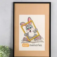 Фоторамка пластик "Премиум" 40х60 см, чёрный