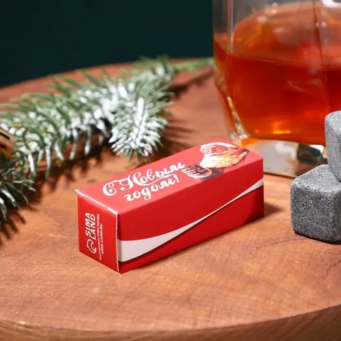 Камни для виски &laquo;С новым годом&raquo;, 3 шт.