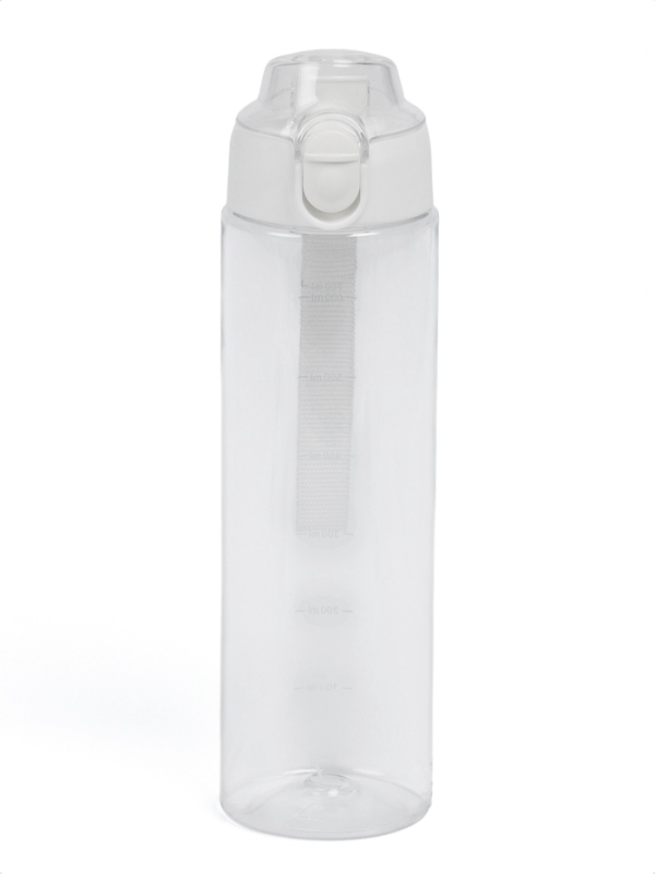 Бутылка для воды Onlytop, 700 мл, цвет белый