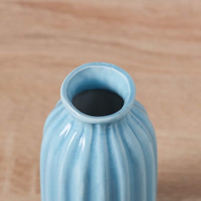 Ваза керамика настольная Ваза керамика настольная "Олвен" классик, 12,5х5 см, синий