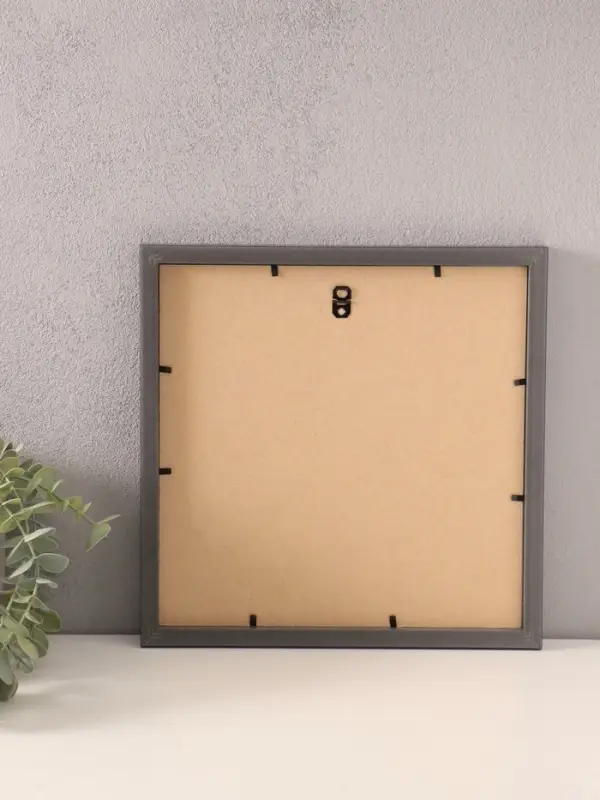 Фоторамка для фото 25&times;25 см &laquo;МИРАМ&raquo;, пластик, чёрный, (пластиковый экран)