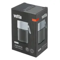 VETTA Банка для специй, 180 мл, стекло, пластик, белый