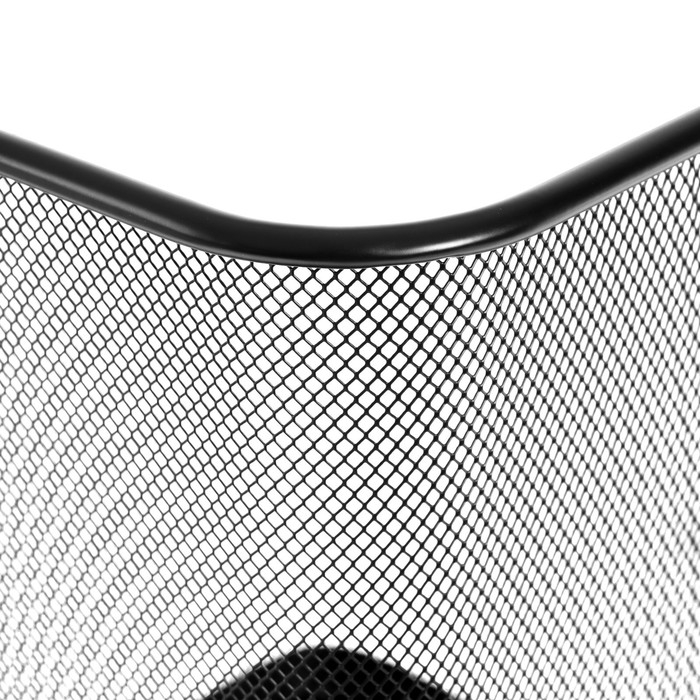 Корзина для бумаг 20л Berlingo  Корзина для бумаг 20л Berlingo "Steel&Style", сетчатая, металл, квадр основ, черная 287211