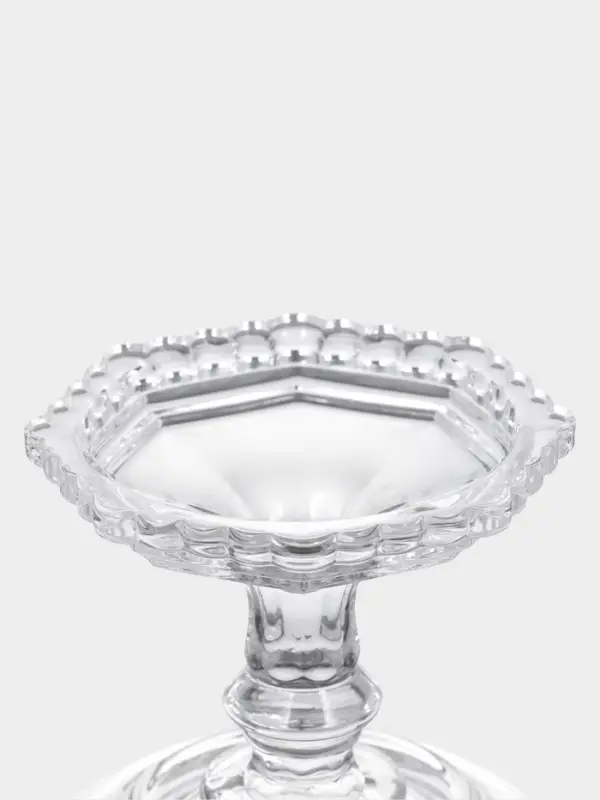 Икорница на ножке  Икорница на ножке "Купол" 9х9х14 см, прозрачный