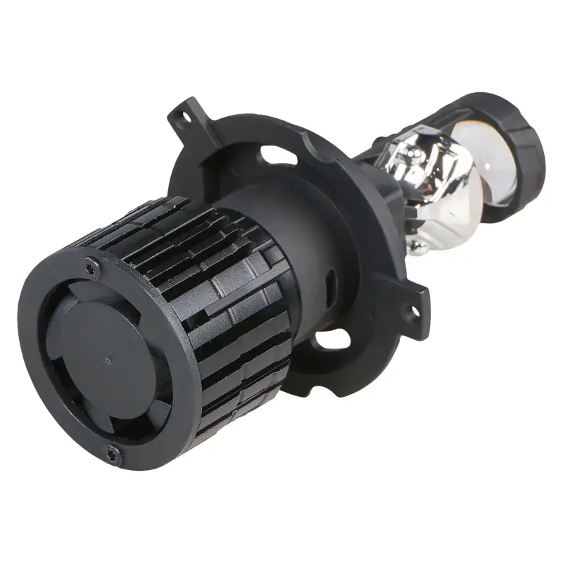 Лампа светодиод. H4 LED LENS, 50Вт, 6800Лм (3400Лм x 2), 6500К, 12/24В, кмпл. 2 шт.
