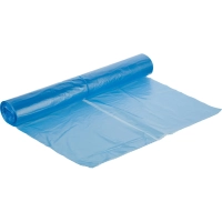 Мешки для мусора ПНД 120л 18мкм 20шт/рул синие 70x110см Luscan