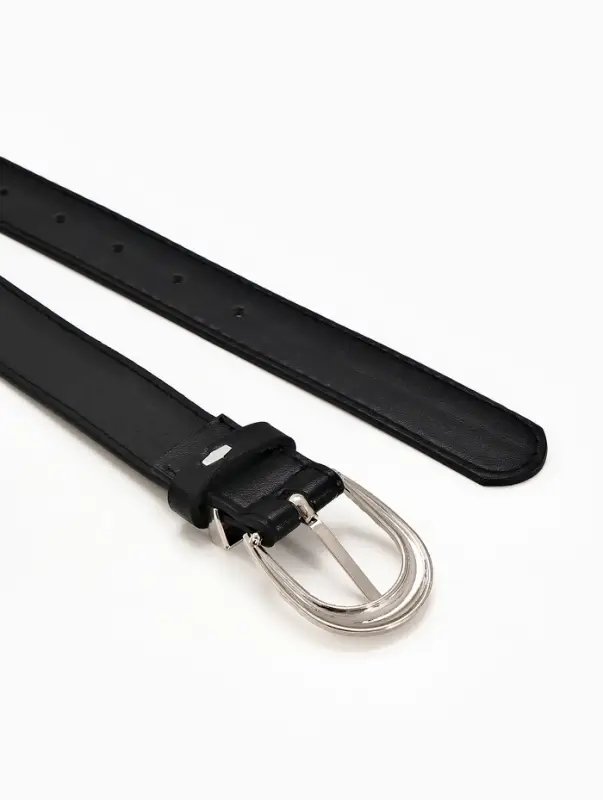 Ремень жен 05-01-02-01, Июнь2509, 3*0,3*110 см, без винта, пряж металл, 1 прокол, черный Ремень жен 05-01-02-01, Июнь2509, 3*0,3*110 см, без винта, пряж металл, 1 прокол, черный