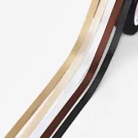 Атласная лента, набор 5 шт., 6 мм, 23&plusmn;1 м, бежевый, коричневый