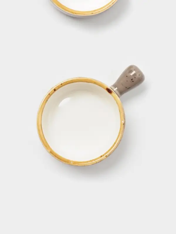 Кокотницы Magistro «Церера», набор 2 шт., 100 мл, d=7.5 см, фарфор, коричневые Кокотницы Magistro «Церера», набор 2 шт., 100 мл, d=7.5 см, фарфор, коричневые