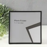 Фоторамка металл на 1 фото 18х18 см "Классик" чёрная 1,5х18,4х18,4 см Фоторамка металл на 1 фото 18х18 см "Классик" чёрная 1,5х18,4х18,4 см