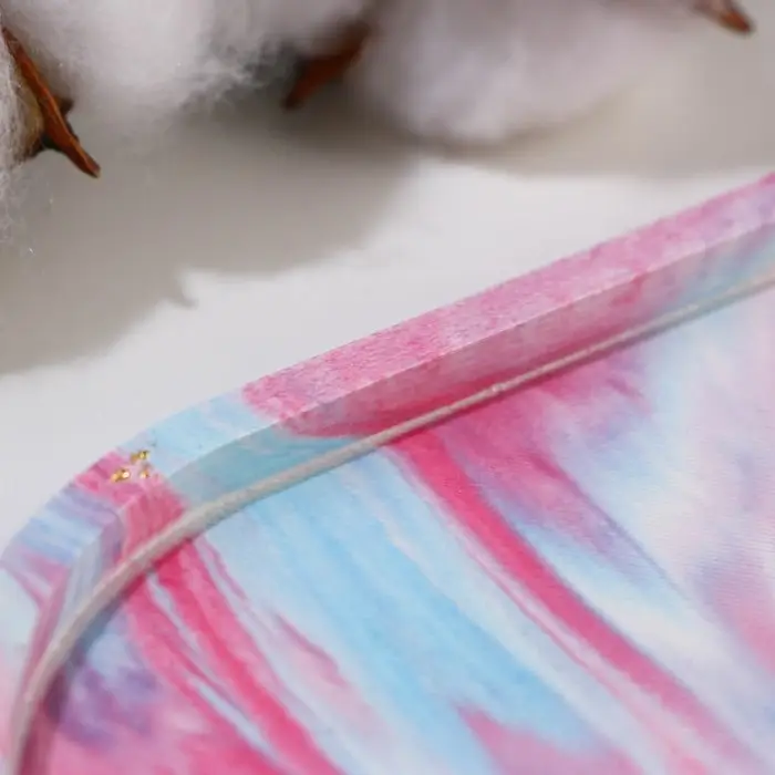 Блюдце &laquo;Разводы&raquo;, 18.5 х 9 см, МИКС