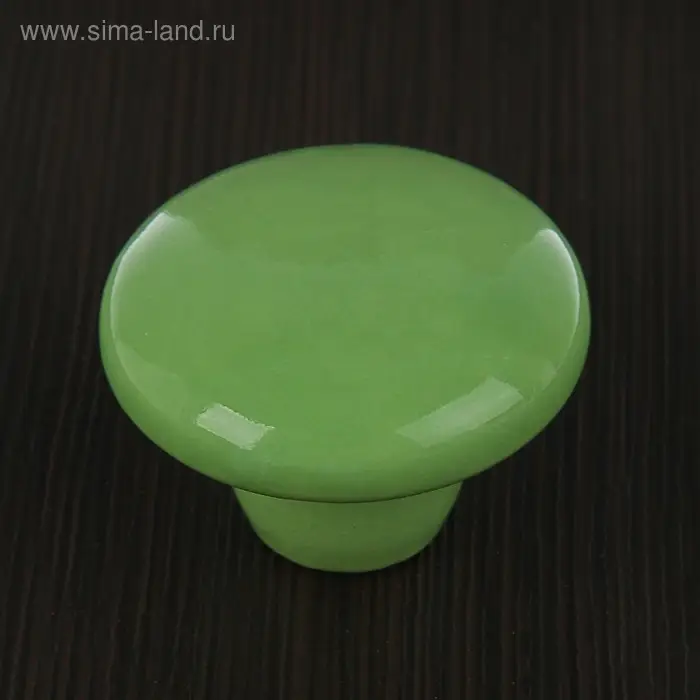 Ручка-кнопка Ceramics 002, керамическая, фисташковая Ручка-кнопка Ceramics 002, керамическая, фисташковая