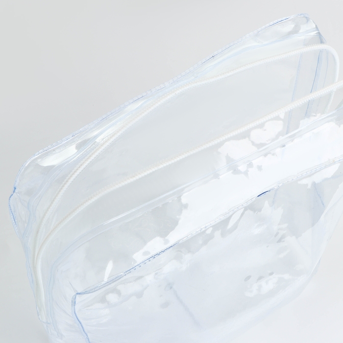 Косметичка на молнии, цвет прозрачный Косметичка на молнии, цвет прозрачный