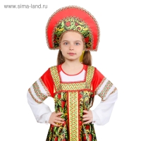 Русский народный костюм «Рябинушка» для девочки, р. 36, рост 134-140 см