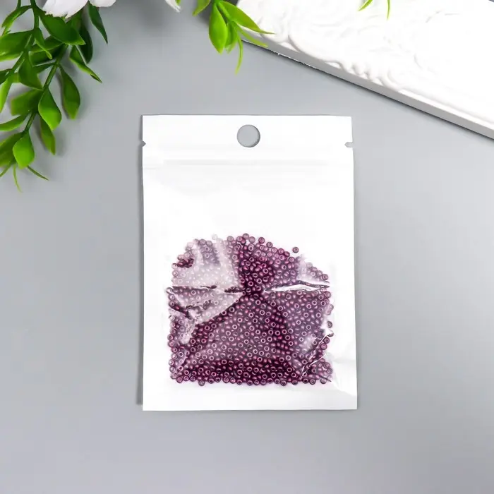 Бисер стекло 11/0  Бисер стекло 11/0 "Металлик. Баклажан" 10 гр