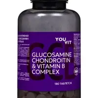 Комплекс глюкозамин + хондроитин + витамины группы В, 180 таблеток