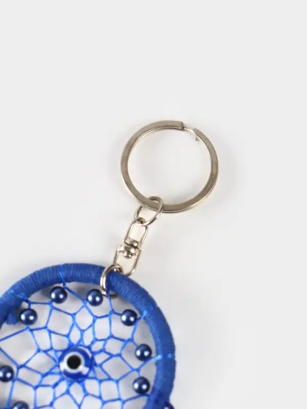 Брелок Брелок "Ловец снов" 17 см, цв. синий