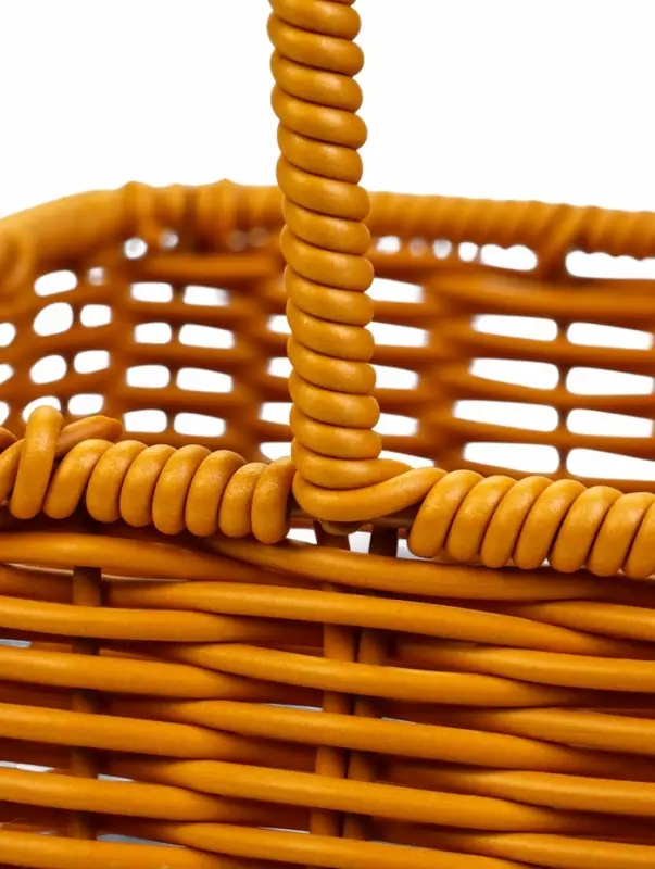 Корзина пластик 17 х 17 х 17 см, ручка16 см металл каркас Заяц, коричневый Корзина пластик 17 х 17 х 17 см, ручка16 см металл каркас Заяц, коричневый