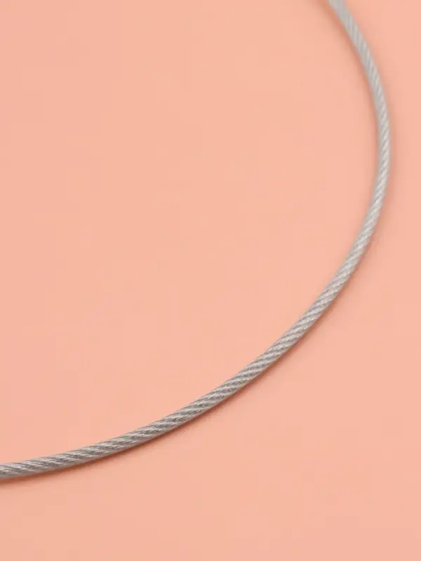 Спицы круговые, для вязания, с металлическим тросом, d=4.5 мм, 14/80 см