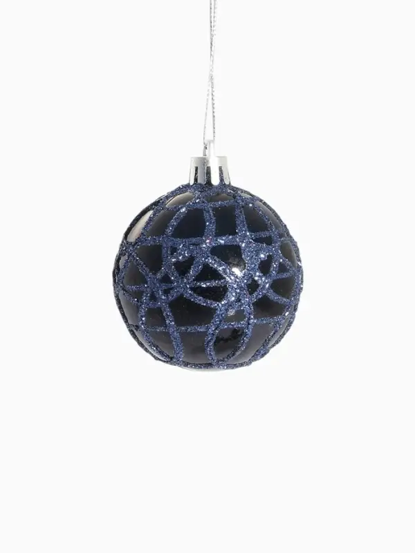 Ёлочные игрушки &laquo;Авива&raquo;, шары новогодние, d=6 см, набор 9 шт., синий