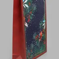 Пакет подарочный ламинированный &laquo;Снегирь на ветке&raquo;, L 33&times;42.5&times;10 см
