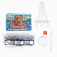 Алмазная мозаика с полным заполнением &laquo;Капибара&raquo;, 10&times;15 см