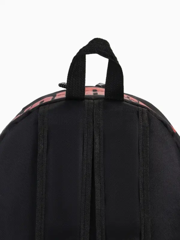 Рюкзак молодёжный на молнии, с карманами, размер 27&times;10&times;37.5 см, чёрный