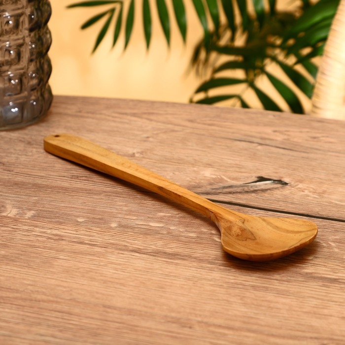 Половник 30 см, тиковое дерево Половник 30 см, тиковое дерево