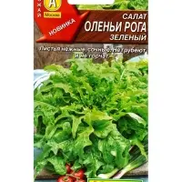 Семена Салат Оленьи рога зеленый, Ц/П,0,1 г