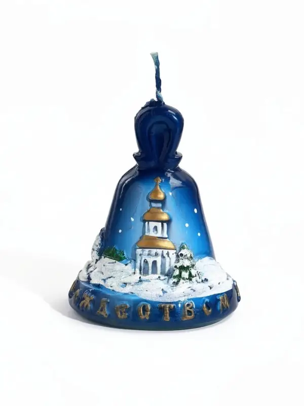 Свеча декоративная &laquo;Колокольчик Рождественский&raquo;, 6&times;6&times;7 см