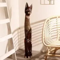 Сувенир дерево "Кошка" 100 см