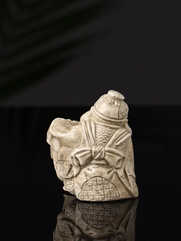 Набор фигурок &laquo;Нэцкэ&raquo;, 5 шт., 20&times;10&times;7 см, бежевый